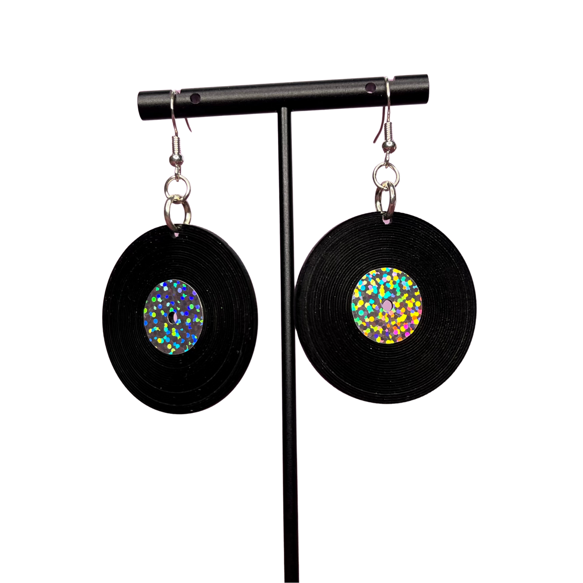Holographic Vinyl Earrings