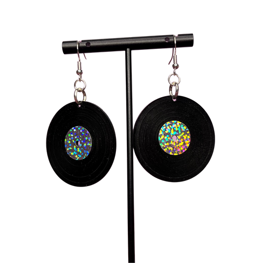 Holographic Vinyl Earrings