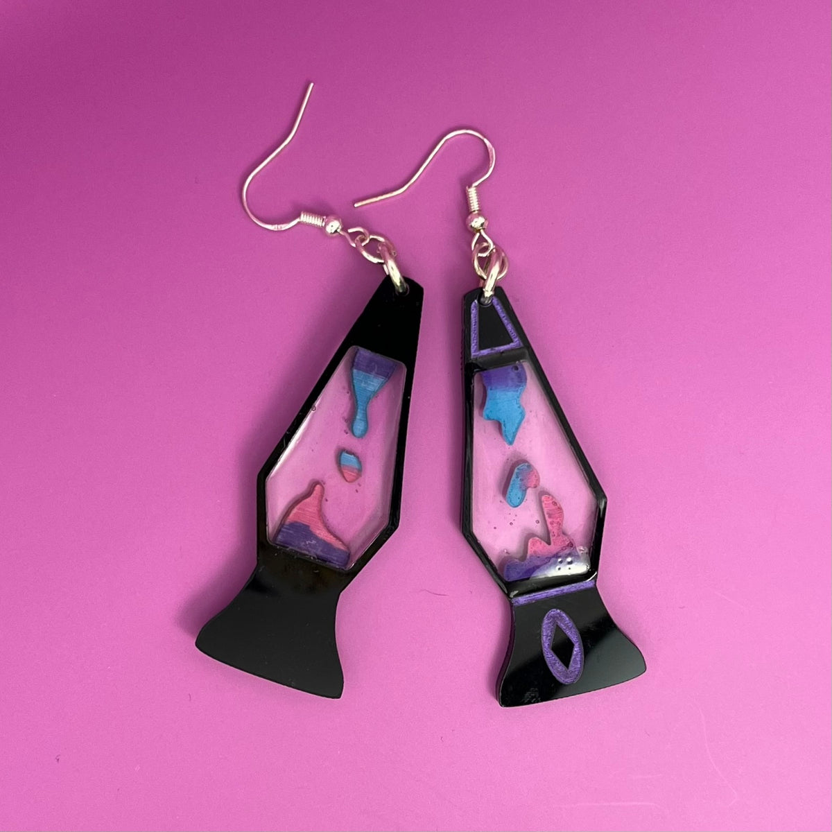 Lava Lamp Earrings