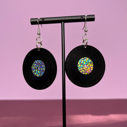 Holographic Vinyl Earrings