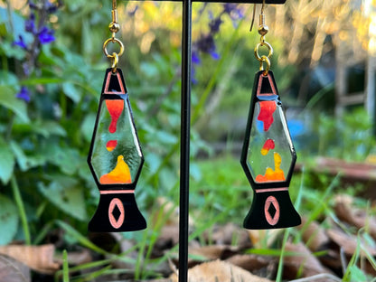 Lava Lamp Earrings