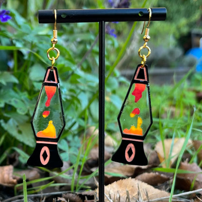 Lava Lamp Earrings