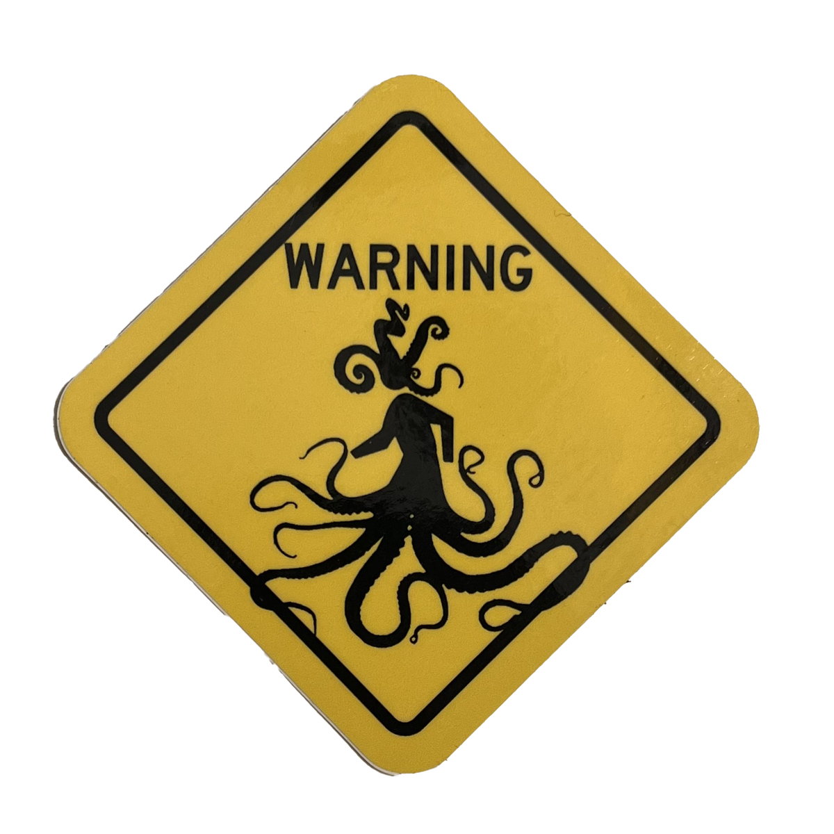 Warning!!! Tentacles Sticker
