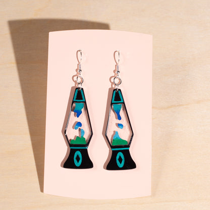 Lava Lamp Earrings