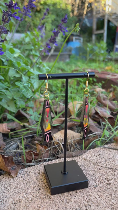 Lava Lamp Earrings