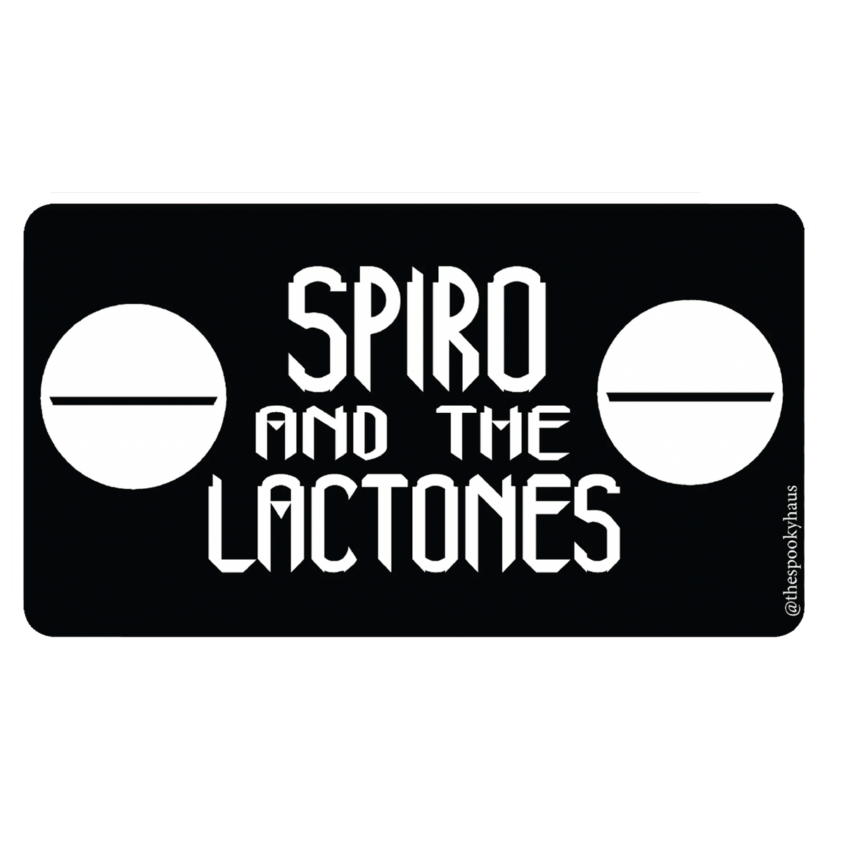 Spiro and The Lactones Sticker